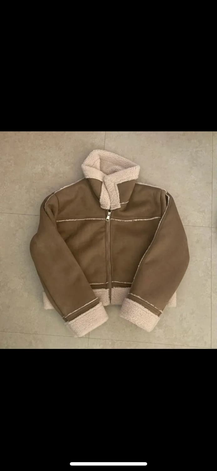 새상품)JJ지고트 크롭 무스탕 상품이미지2