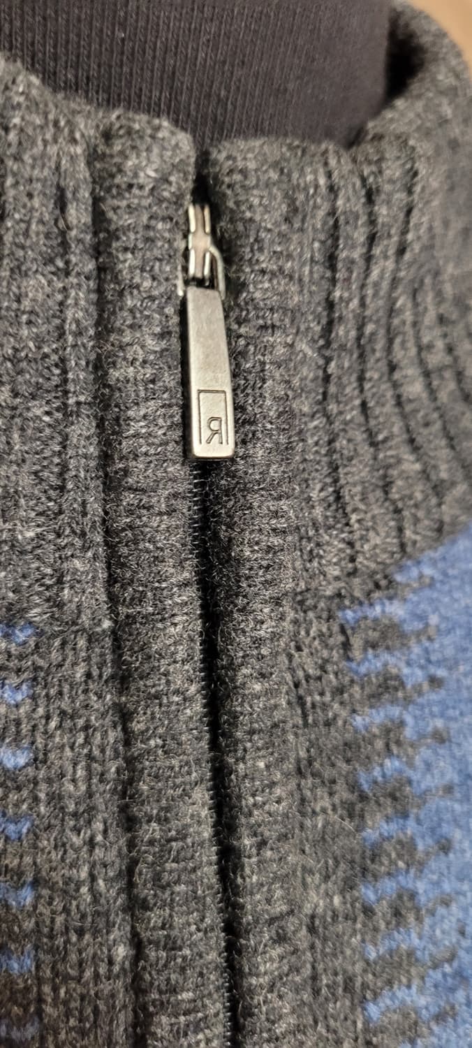 (남성105~110사이즈) 로가티스 반집업니트(모100%) 상품이미지7