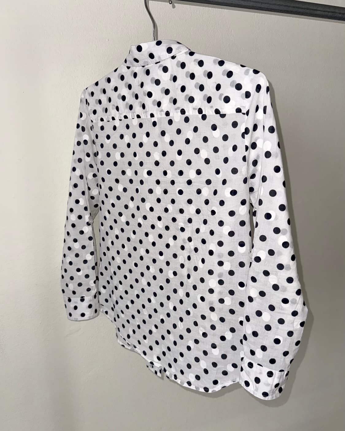 빈티지 도트 블라우스 상품이미지5