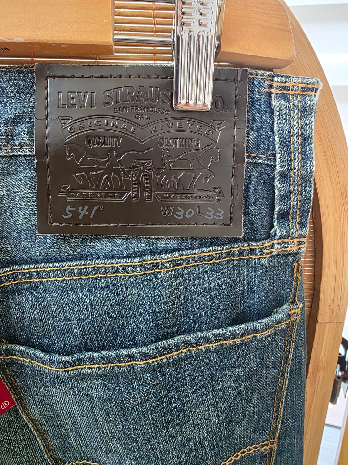 리바이스 Levi’s 541 테이퍼드핏 청바지 W30 L33 정품 상품이미지3
