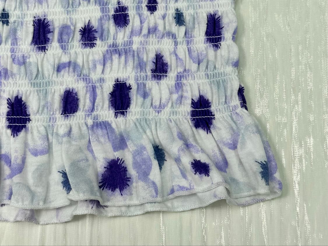 Purple water flower top 상품이미지7