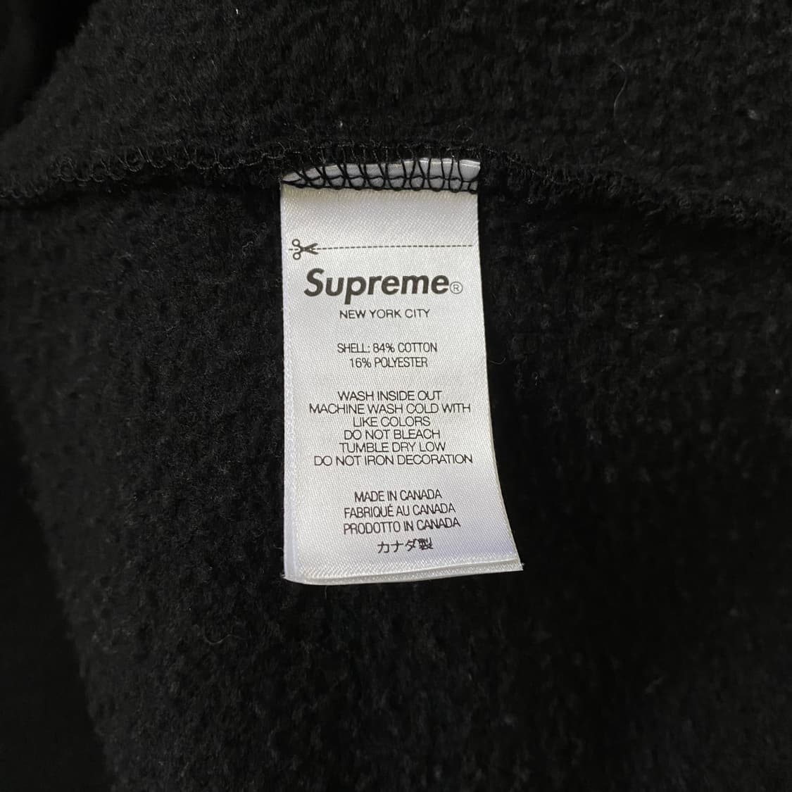 [L] 23FW 슈프림 서울 박스로고 후드 스웨트셔츠 블랙 상품이미지8
