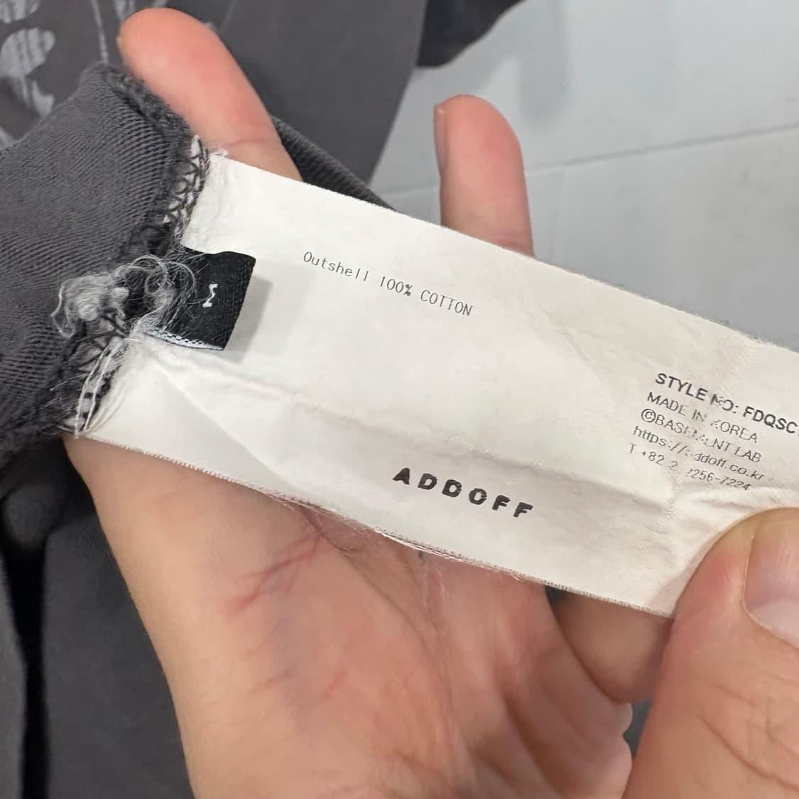 애드오프 프린팅 반팔티 상품이미지4