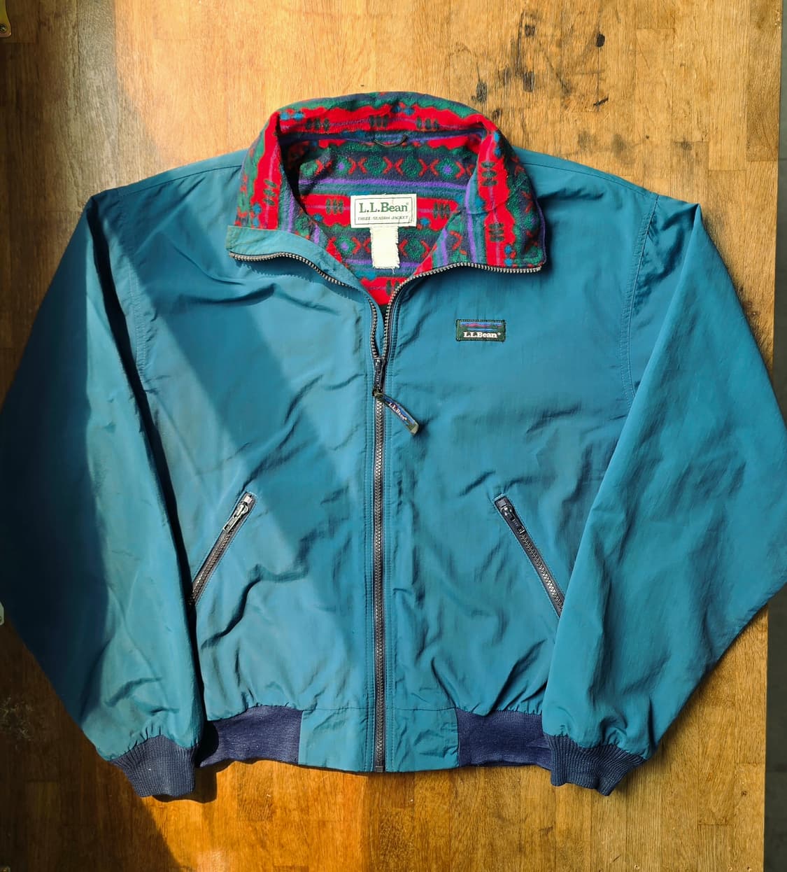 L.L.Bean 90's 엘엘빈 아즈텍 웜업 자켓 USA  상품이미지1
