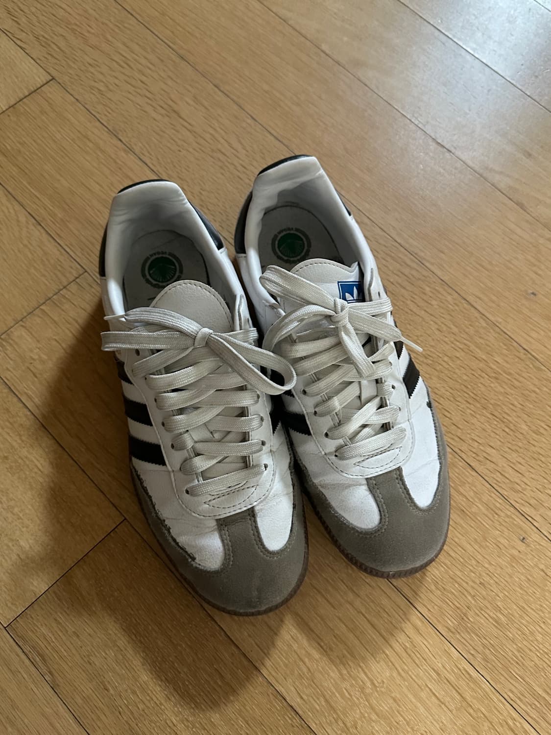 아디다스 삼바 비건 화이트 블랙 245 상품이미지3