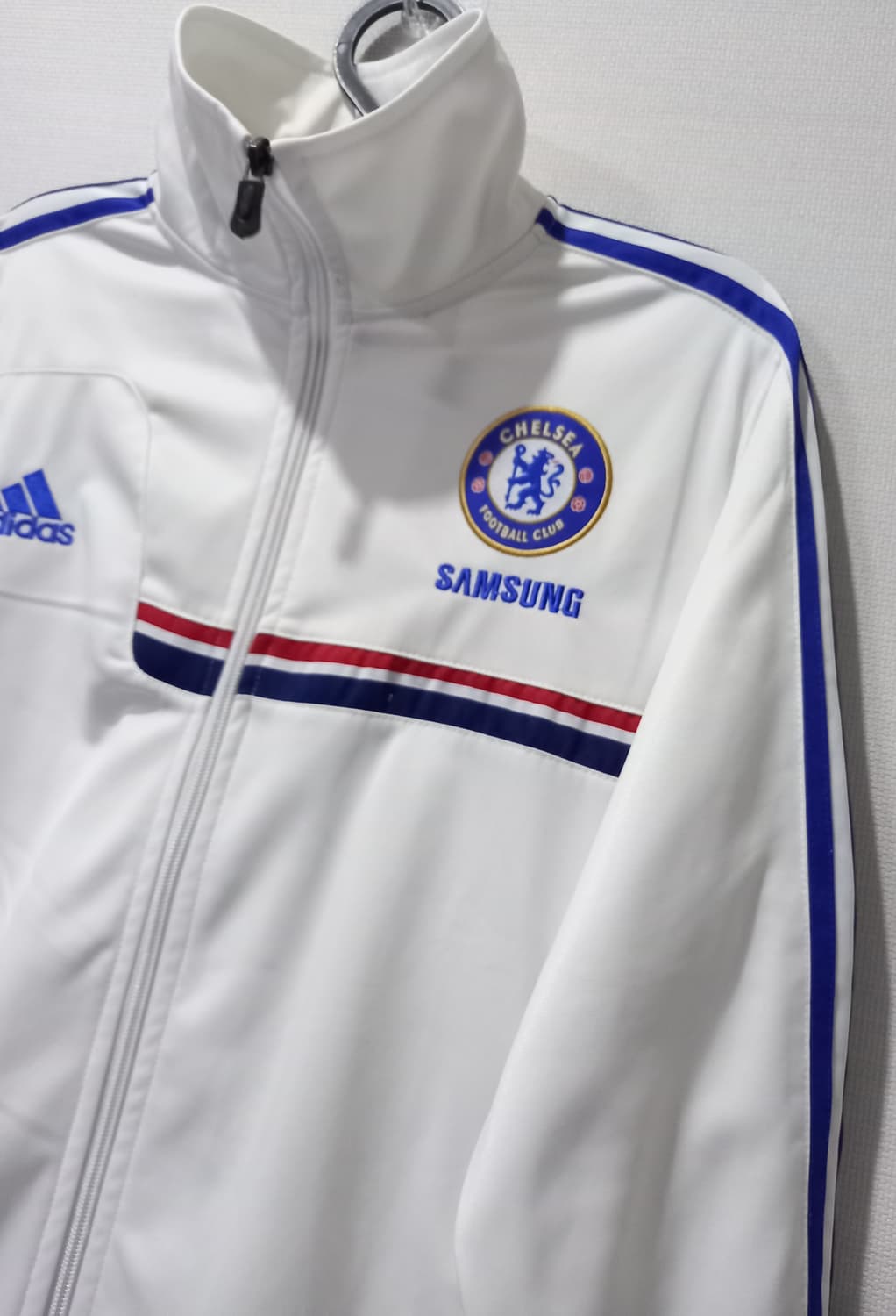 아디다스 삼성 첼시 흰파 화이트 희귀 트랙탑 저지 져지집업 90/S 상품이미지2