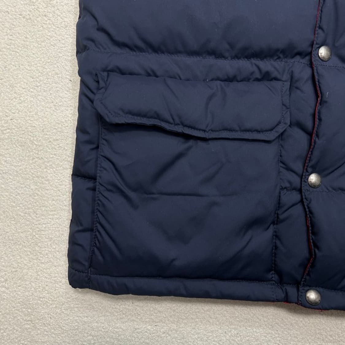 폴로랄프로렌 리버시블 양면 패딩 조끼 레드-네이비 OS 상품이미지3