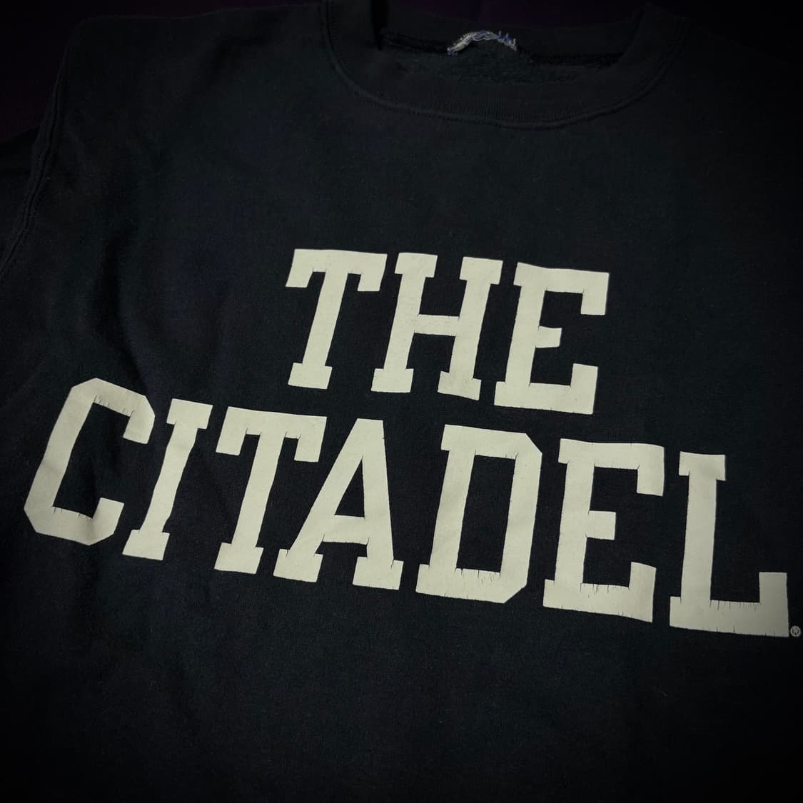00s Champion “THE CITADEL” Sweatshirt 상품이미지4