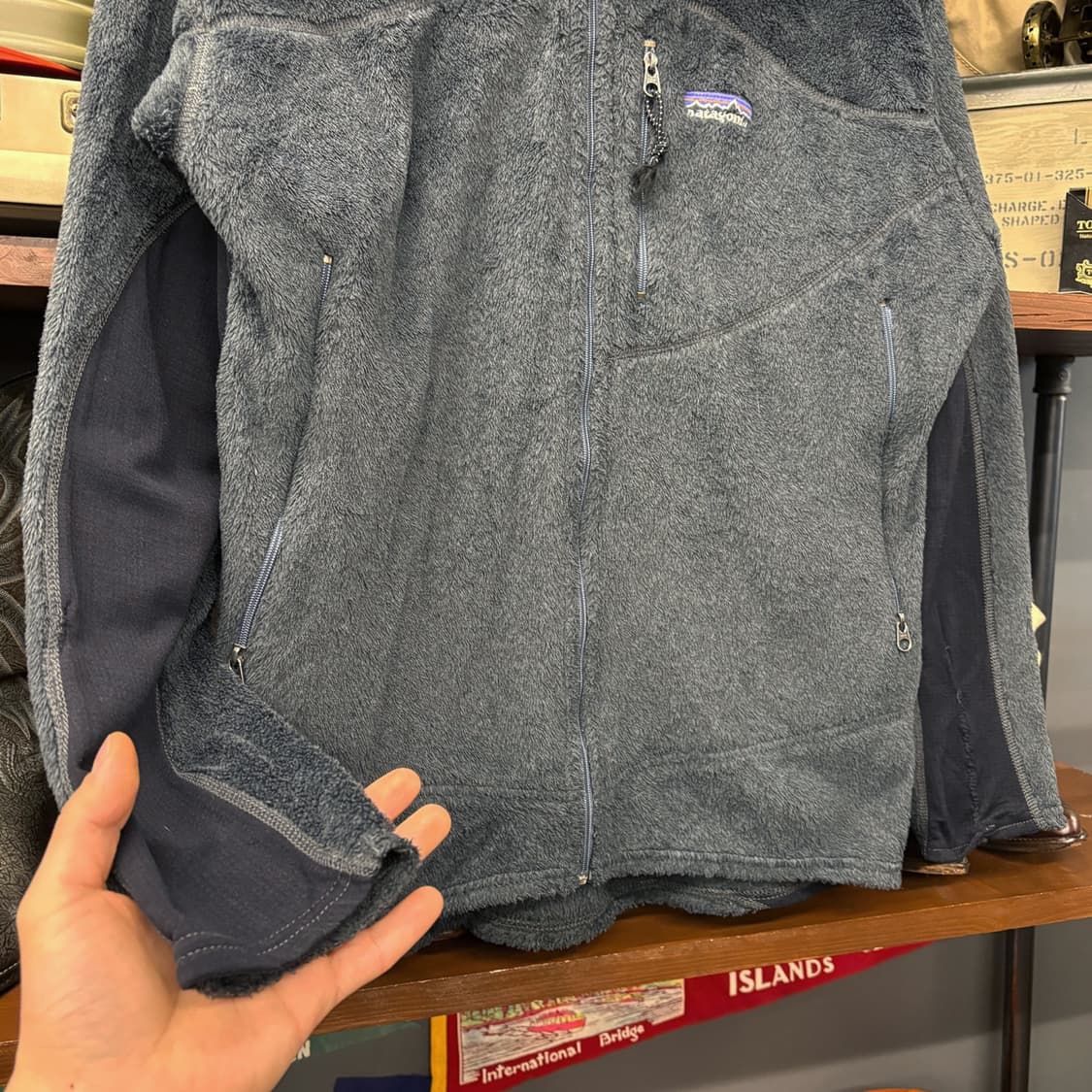 00s 파타고니아 R2 딥파일 헤어리 플리스 집업자켓 N450 상품이미지4