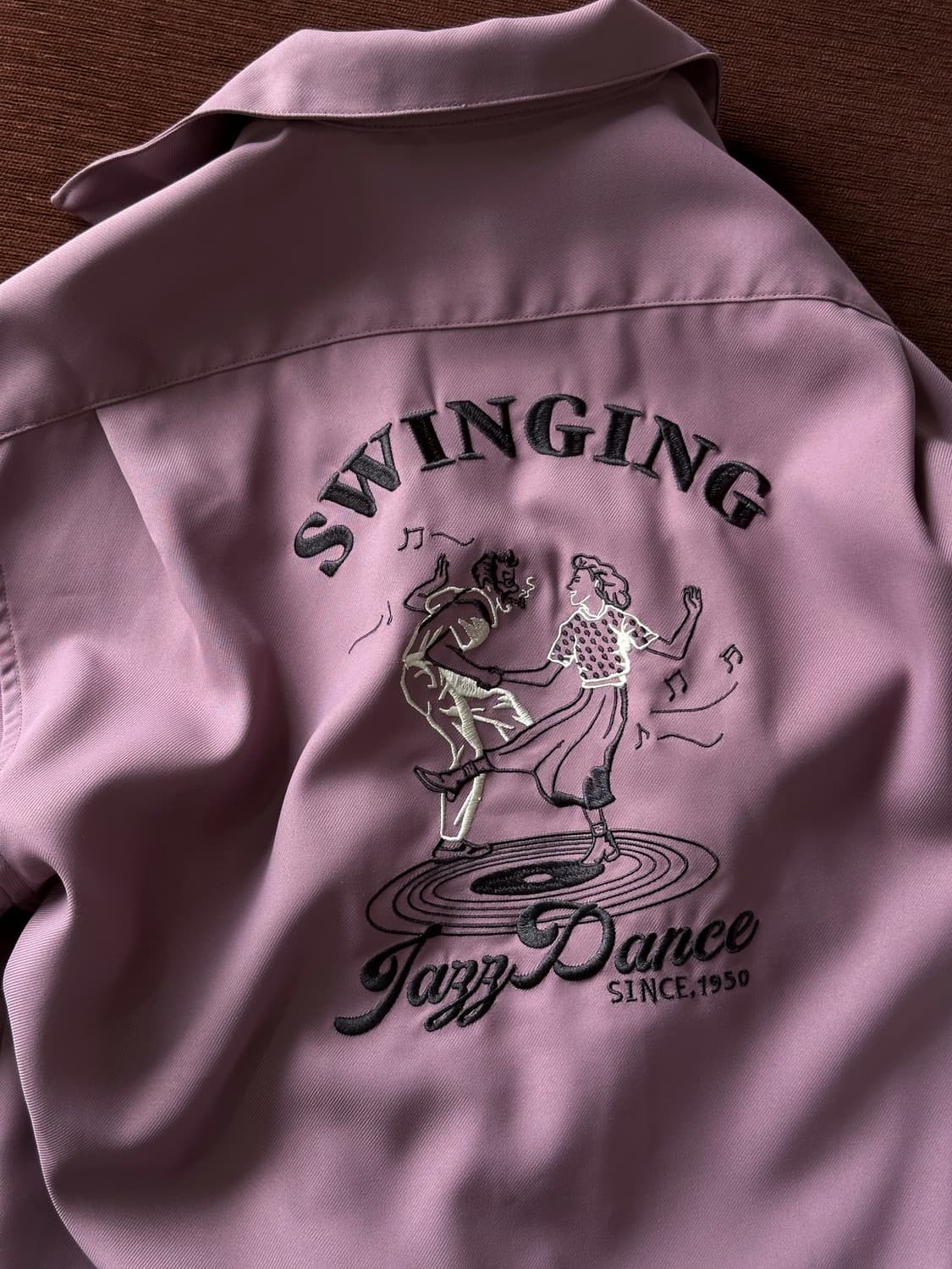 Poly twill fabric design stitch shirt 상품이미지1