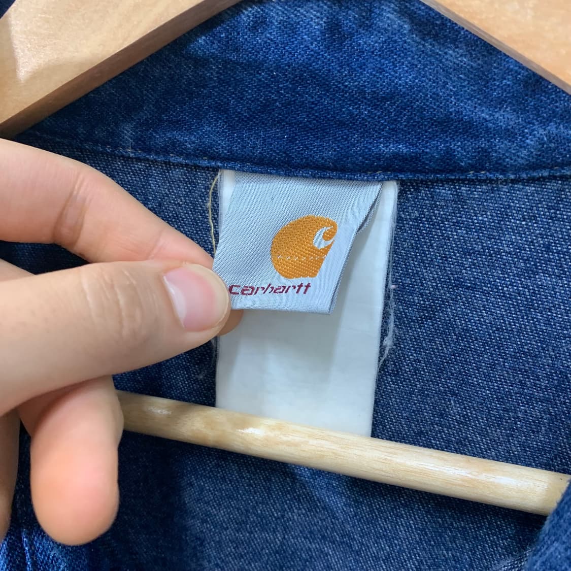 칼하트 데님 오버사이즈 웨스턴 셔츠 상품이미지4