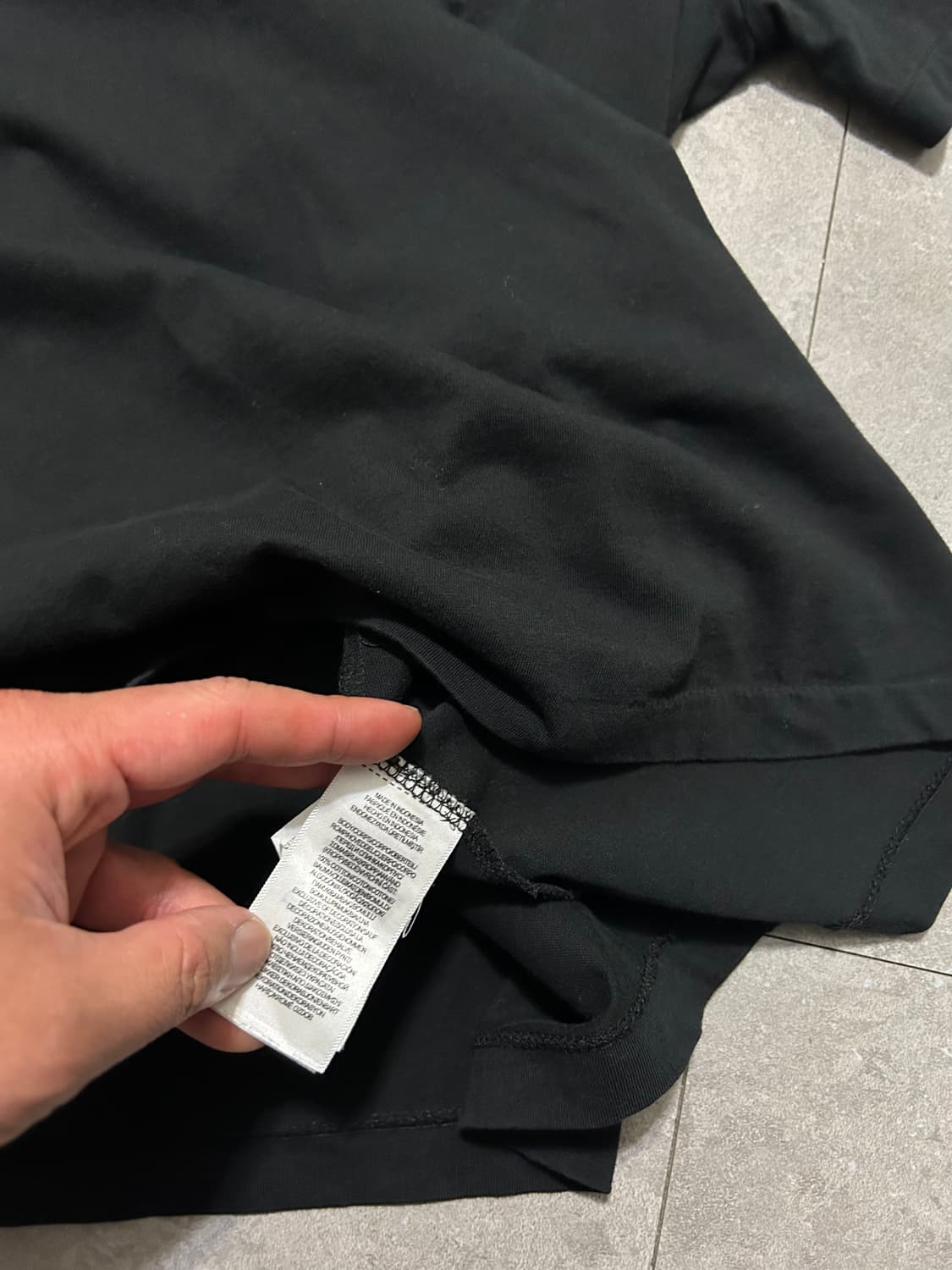 랄프로렌 폴로 블랙컬러  빈티지 코튼  숏슬리브  티셔츠  105size 상품이미지4