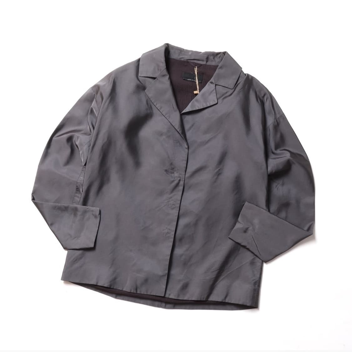 프라다 Prada Silk Button Shirt Jacket   상품이미지1