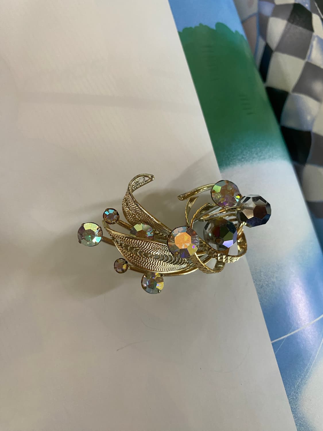 크리스탈 컷팅 수입 브로치 상품이미지5