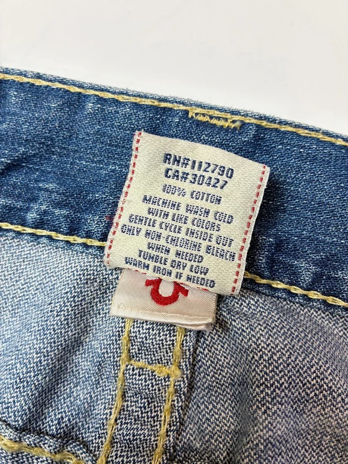 트루릴리젼 00s y2k USA 부츠컷 데님 팬츠 PN5454 상품이미지10