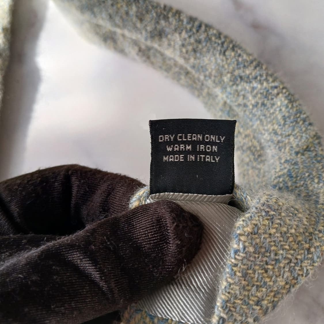 에르메네질도 제냐 울 넥타이 민트 컬러 9.5cm A+등급 a19717 상품이미지9