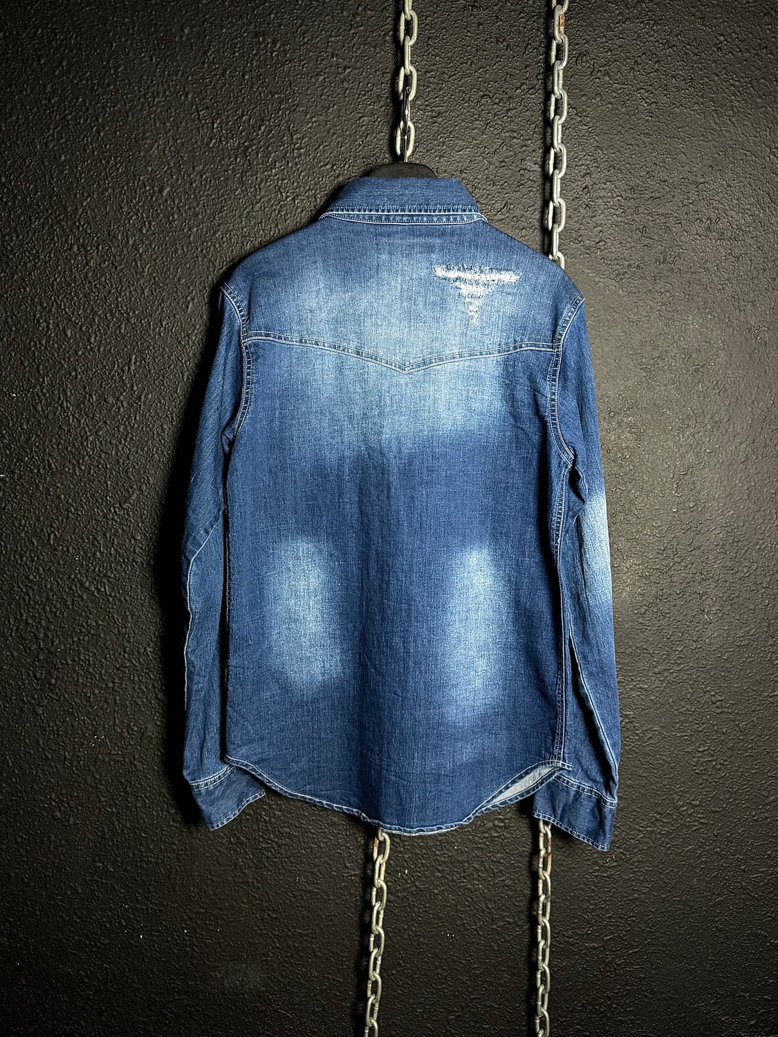 Wardrober – Distressed Western Denim Shi 상품이미지6