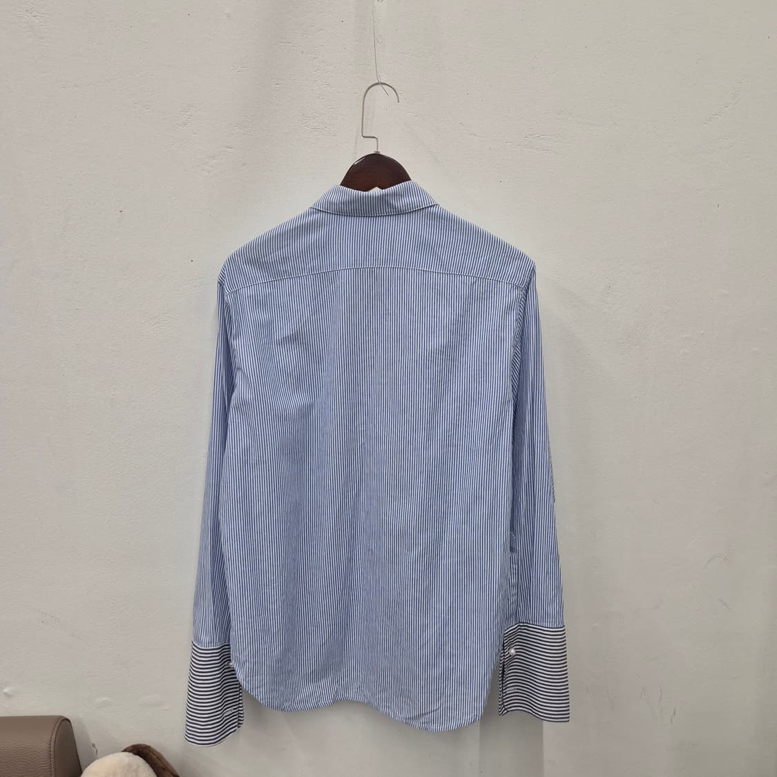 렉토 시그니처 오버 커프스 스트라이프 셔츠 상품이미지6