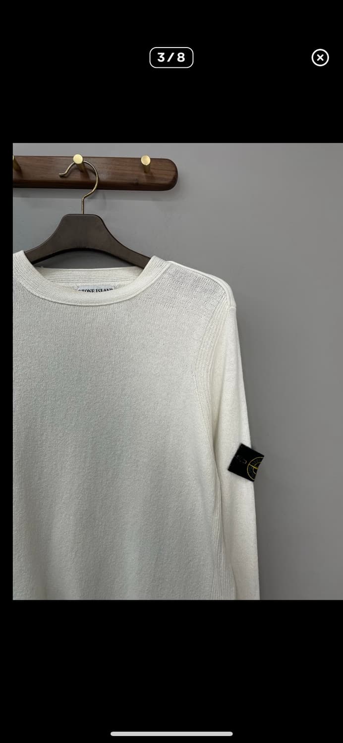 스톤아일랜드 와펜 코튼 라운드 니트 A2462 상품이미지4