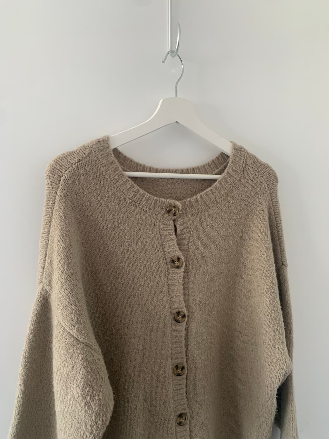 베이지 보들 가디건 상품이미지2