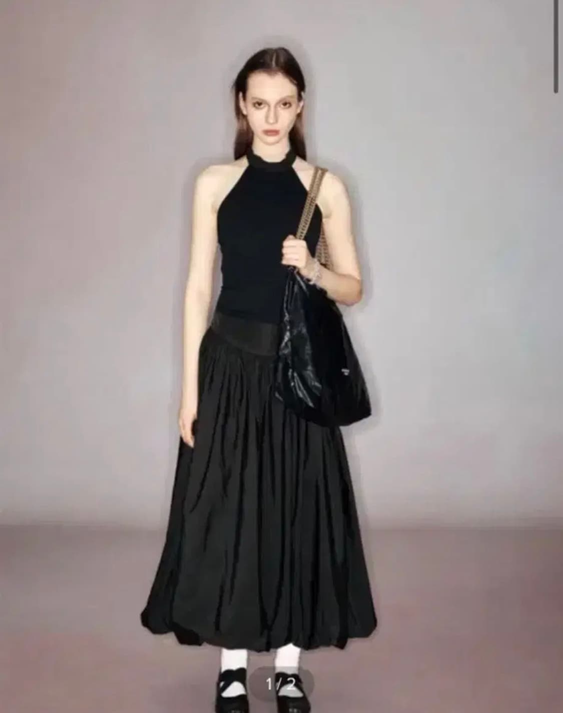 런웨이티켓 오운서 블랙스완원피스 M 상품이미지1