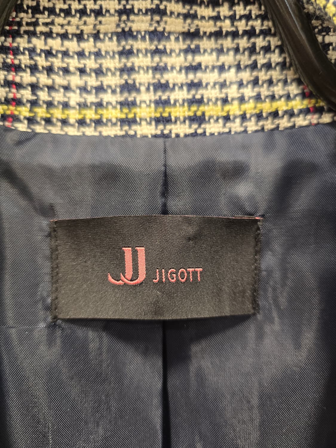 제이제이지고트 JIGOTT 체크 패턴 재킷  55 상품이미지8