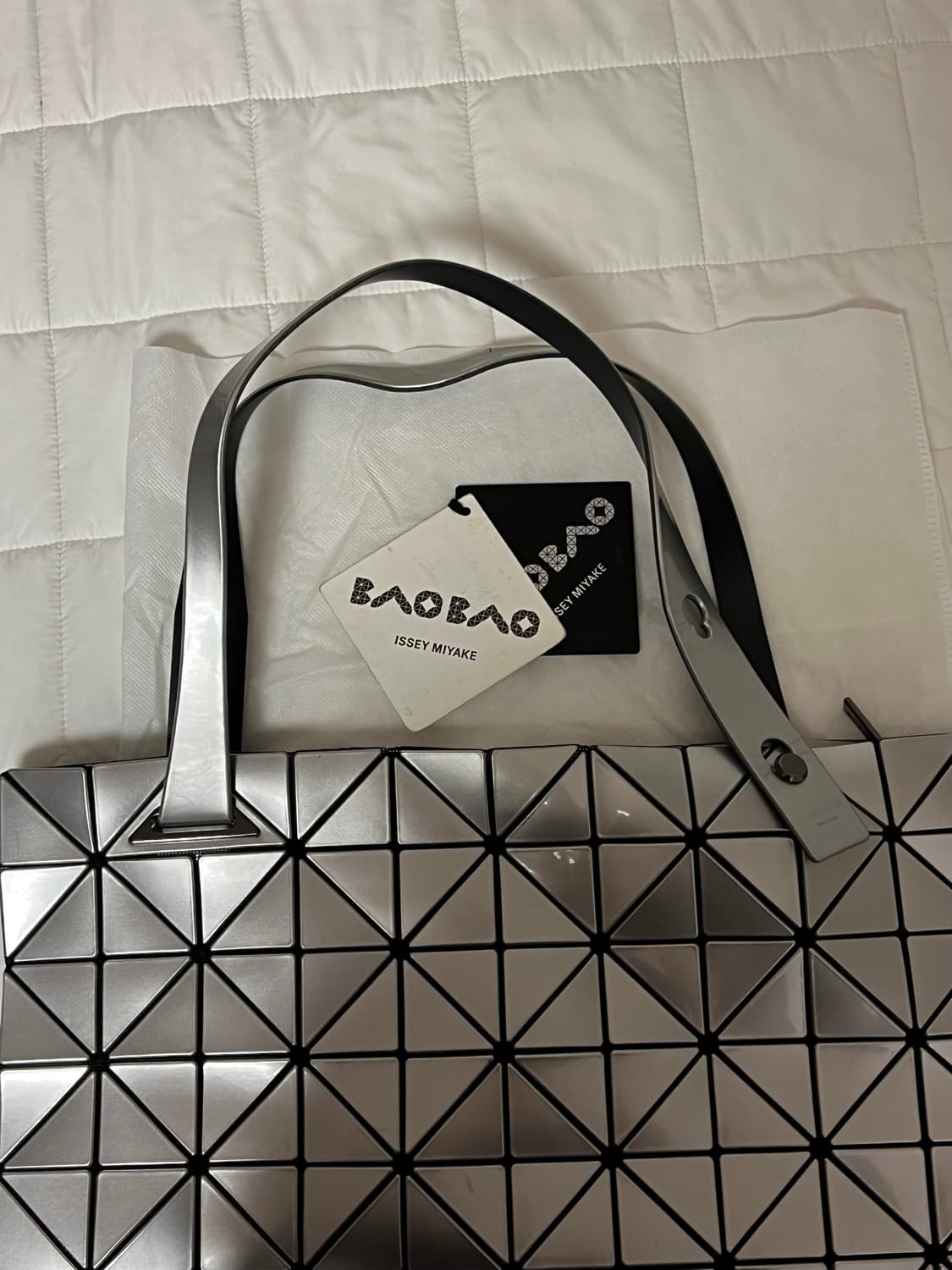 Baobao 바오바오 카툰 실버 토트백 상품이미지3