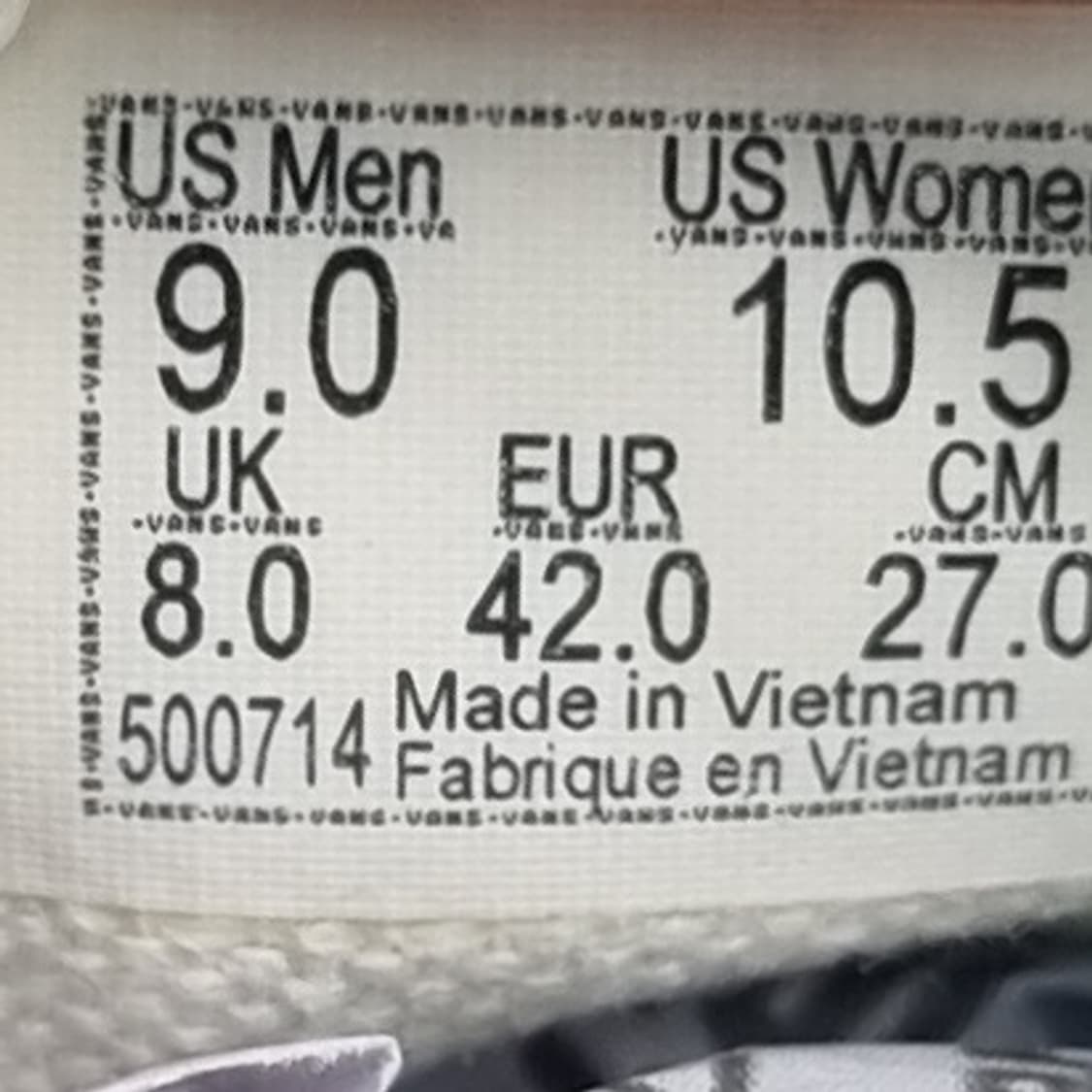 반스 어센틱 네이비 남성스니커즈270 상품이미지6