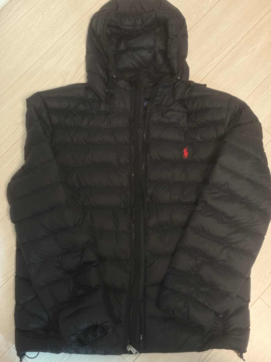 폴로 후드 경량 패딩 M 상품이미지1