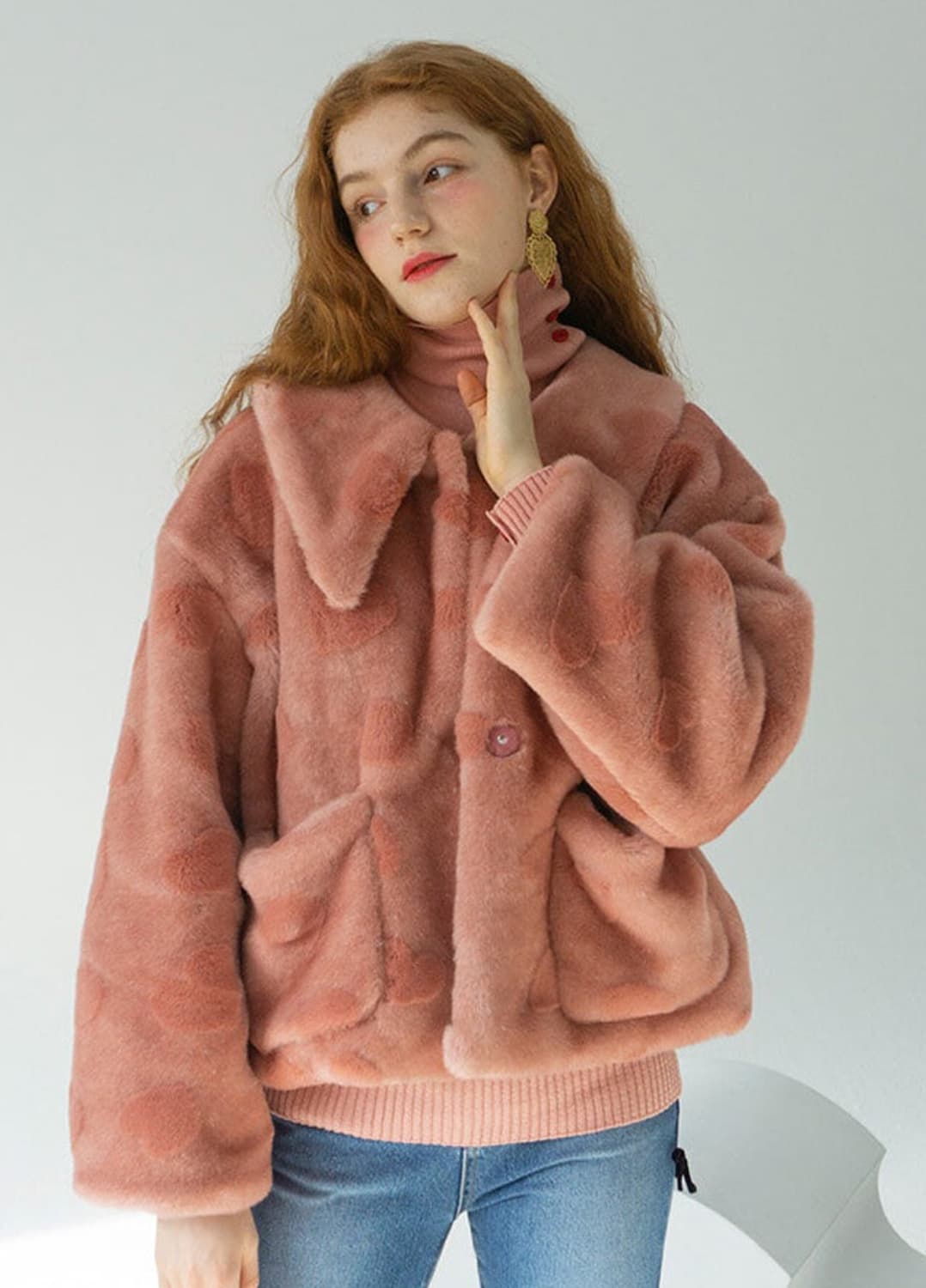 Lmml Studio 하트 퍼자켓  상품이미지1