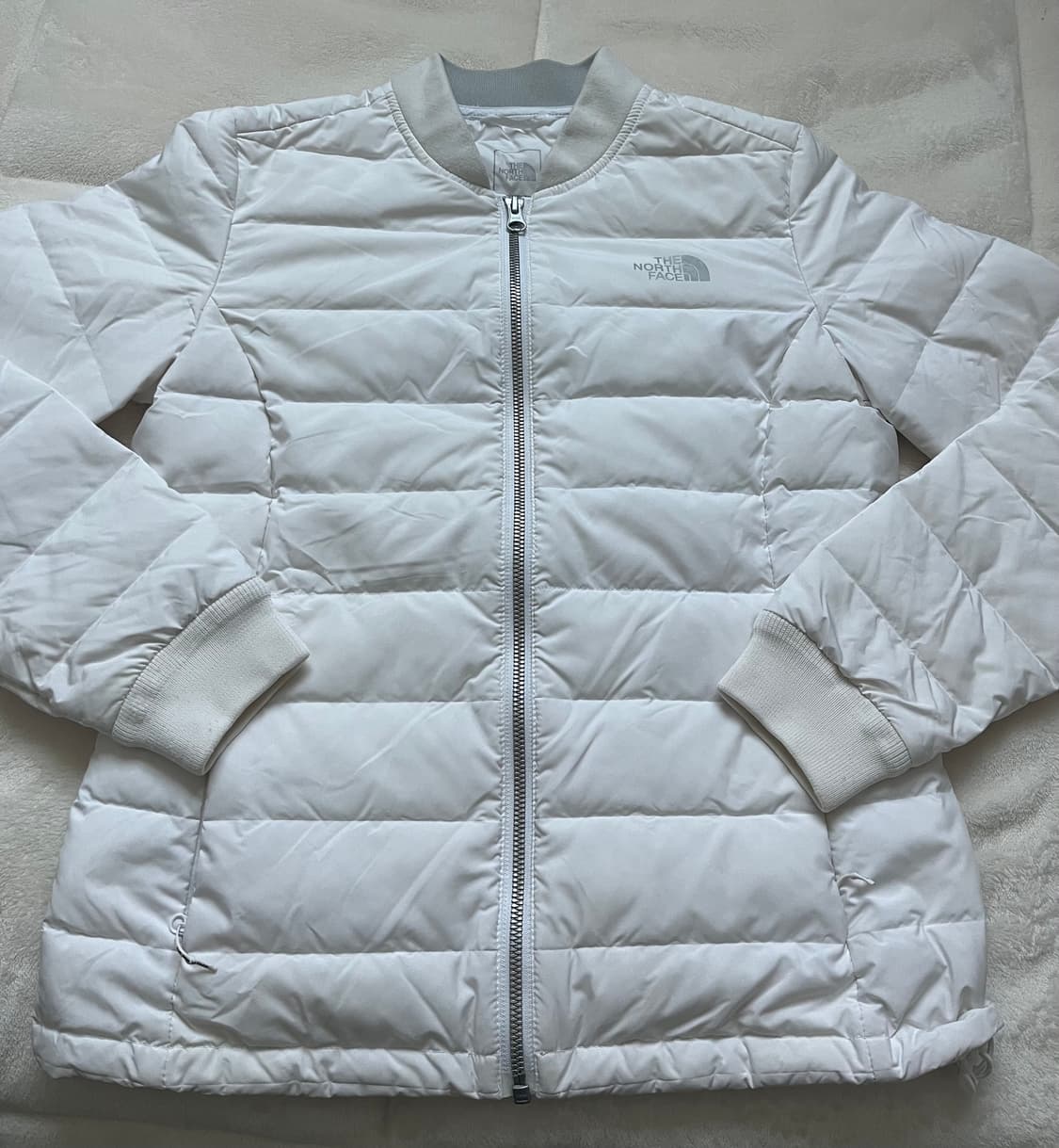 노스페이스 흰색 경량 패딩 85 S 상품이미지1