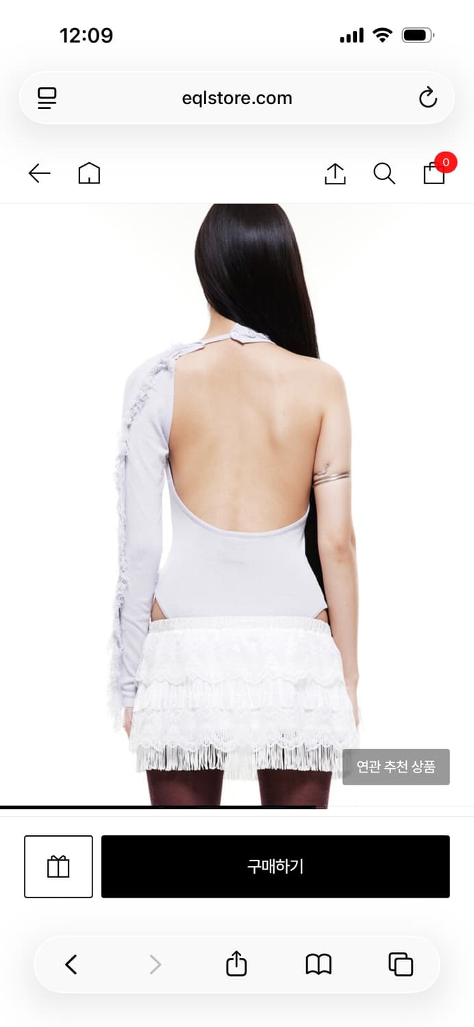 배디 원숄더 니트 바디수트 상품이미지2