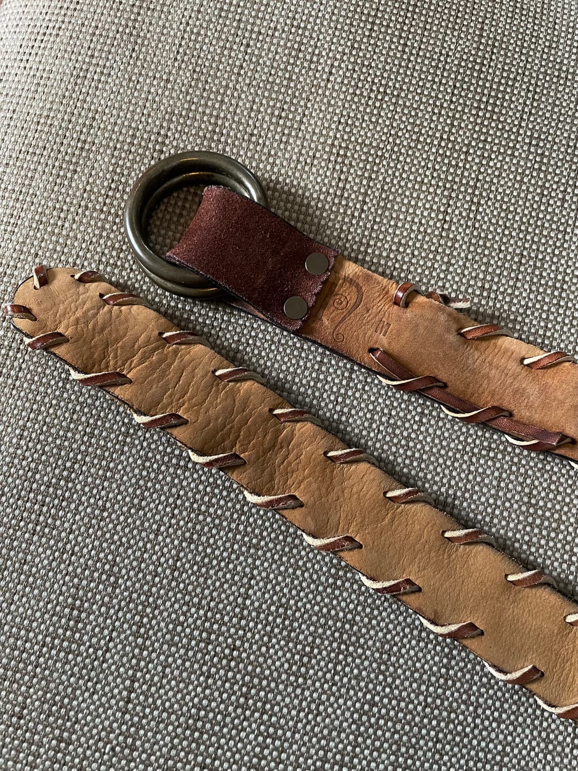 네펜데스 더블 링 레더 벨트 상품이미지4