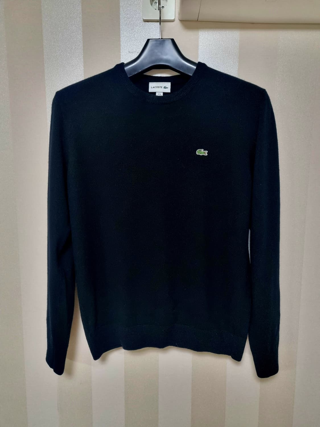 라코스테 블랙 니트 모100 상품이미지1