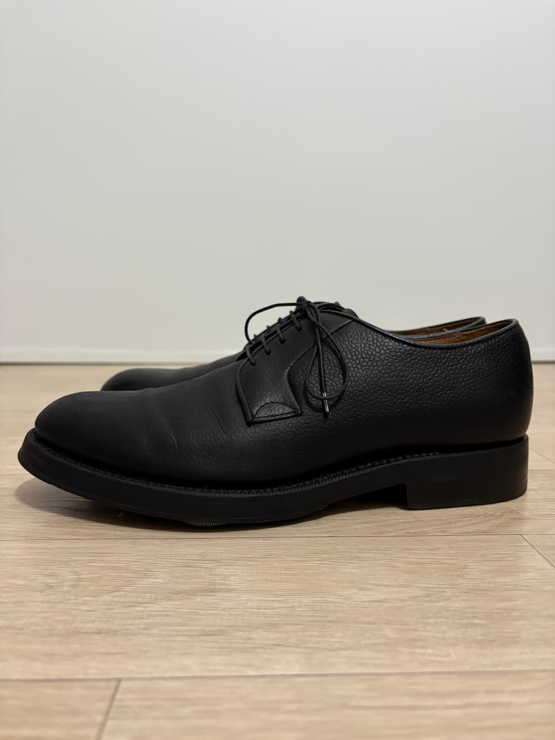 라프시몬스 raf simons/ 00년대 더비 슈즈 그레인레더 블랙/41 상품이미지2
