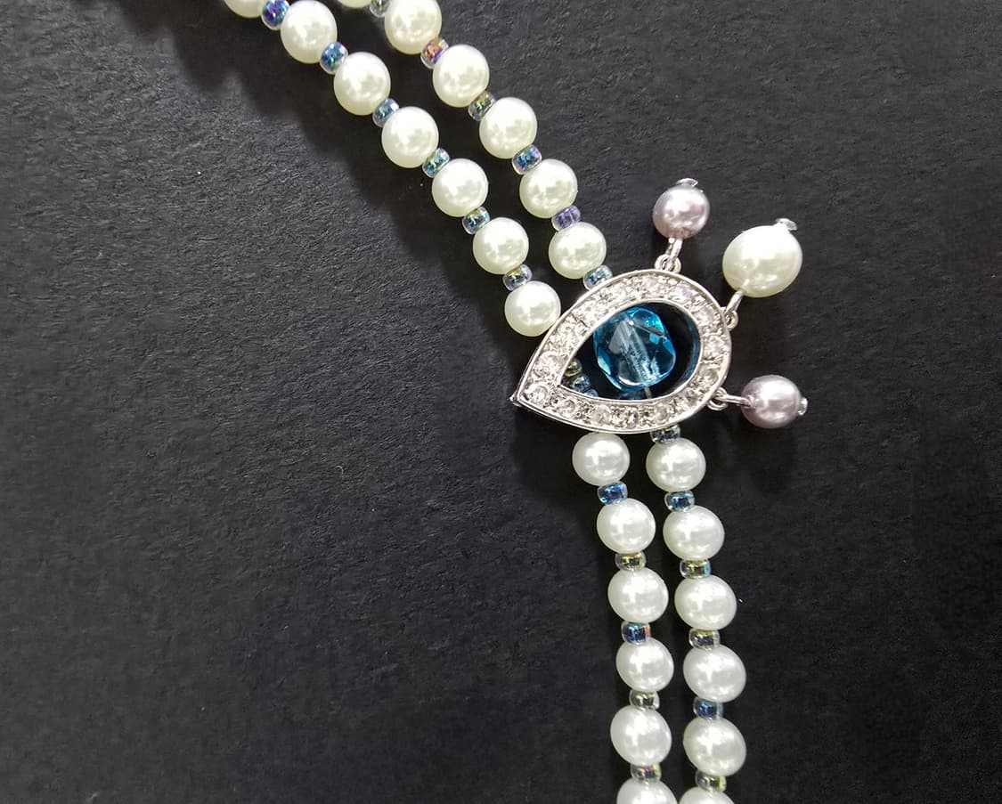 규빅 물방울팬던트 진주목걸이 상품이미지8