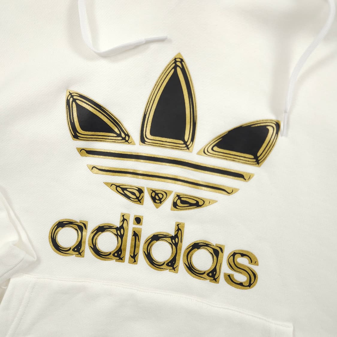 L(100) 아디다스 불꽃 로고 후드티 상품이미지3