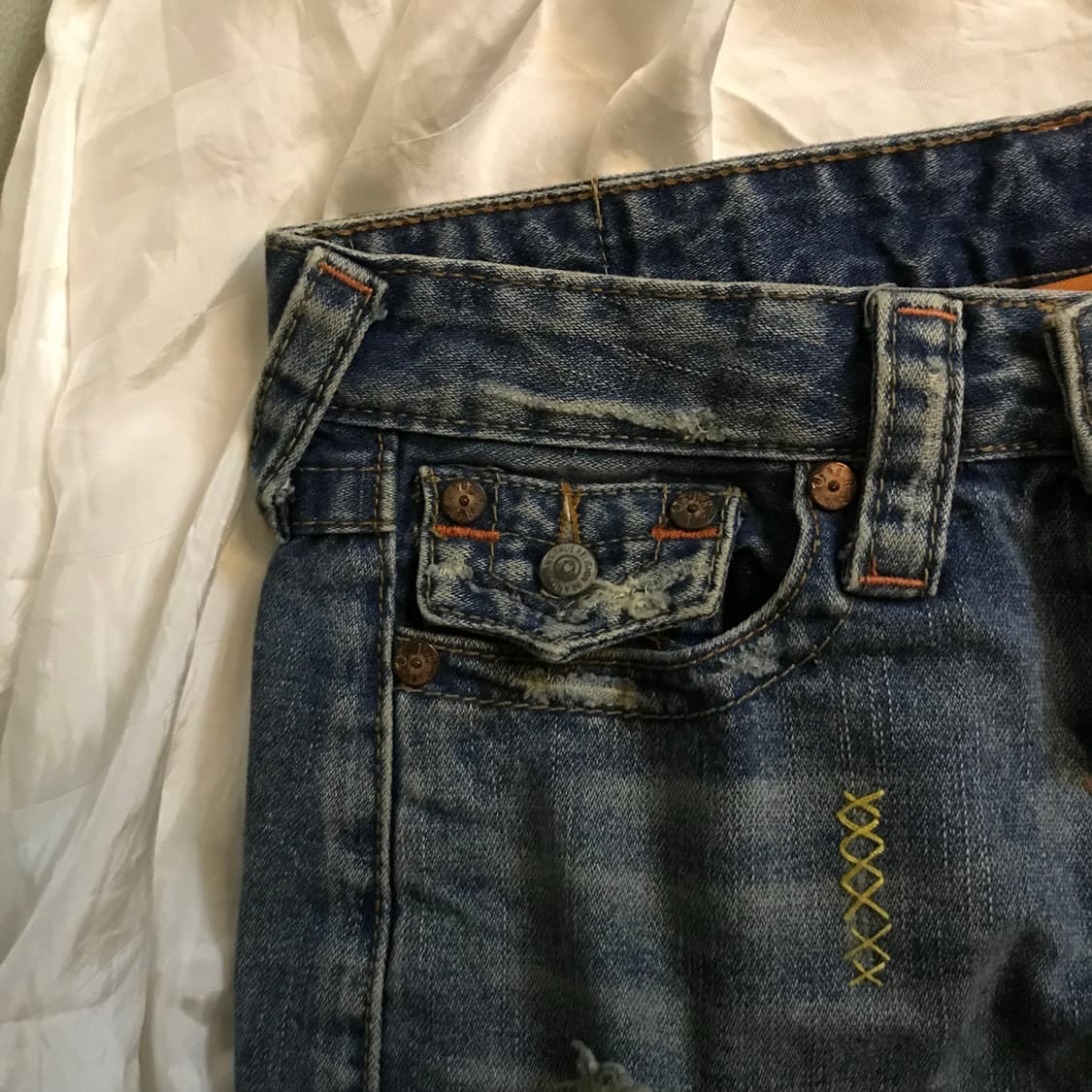 True Religion 트루릴리전 데님 미니스커트 상품이미지6