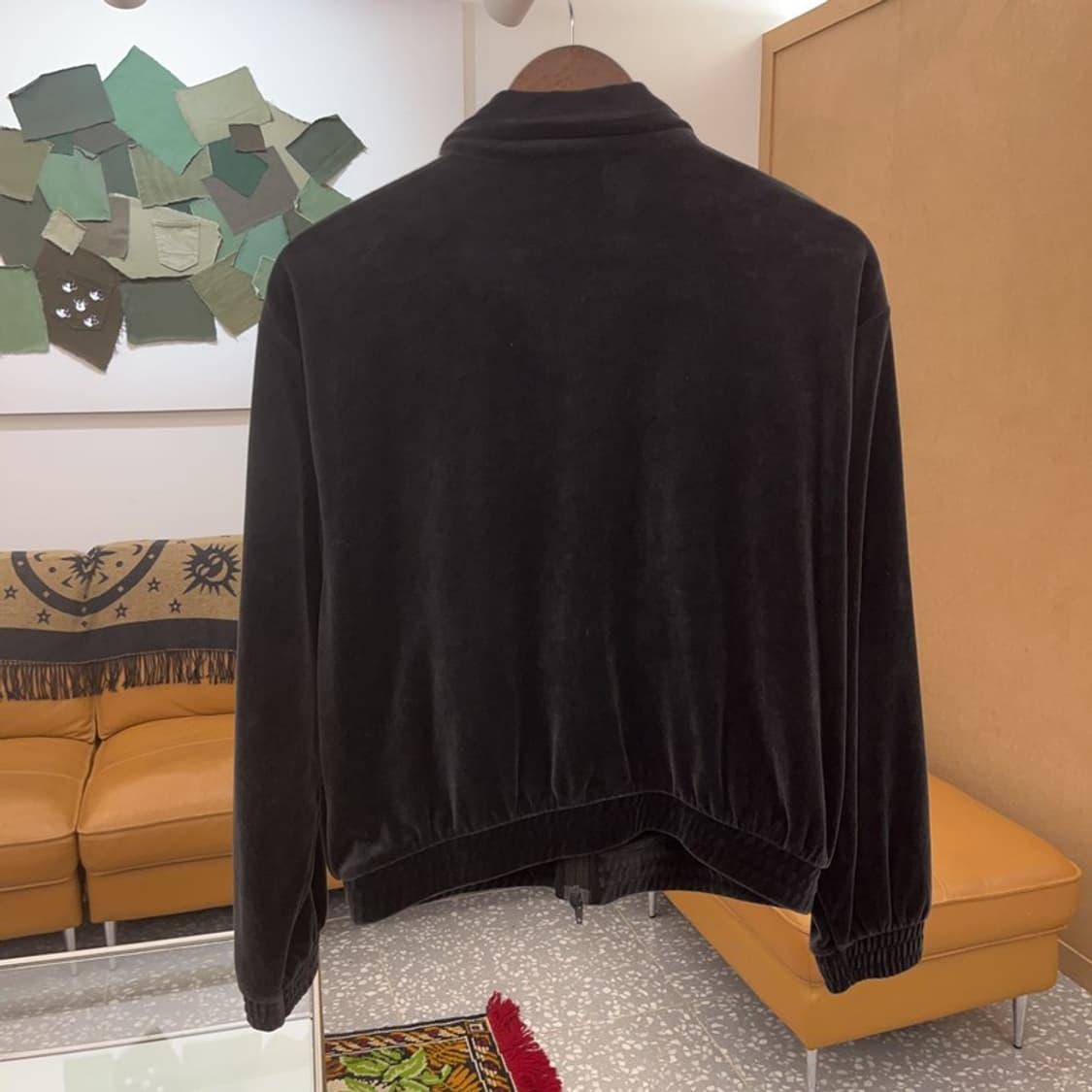 아디다스 유로파 벨벳 벨루아 트랙탑 숏 져지 집업 95 C06260 상품이미지2