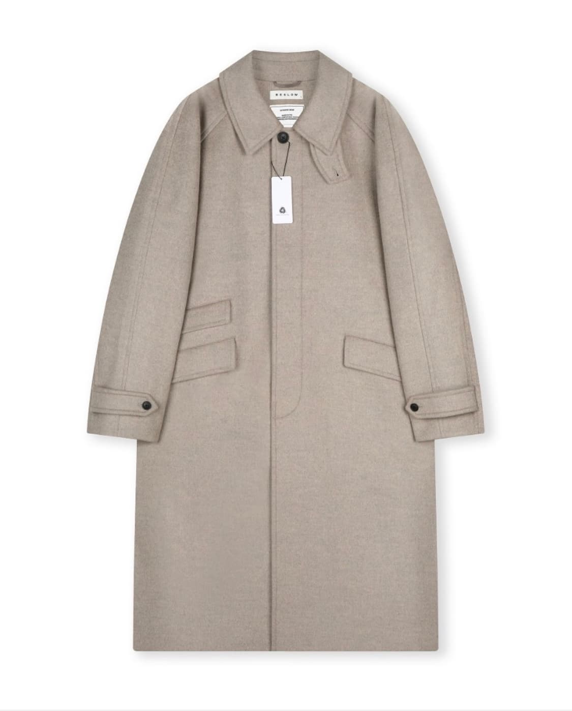 비슬로우 케시미어 발마칸 코트 오트밀 L 상품이미지1