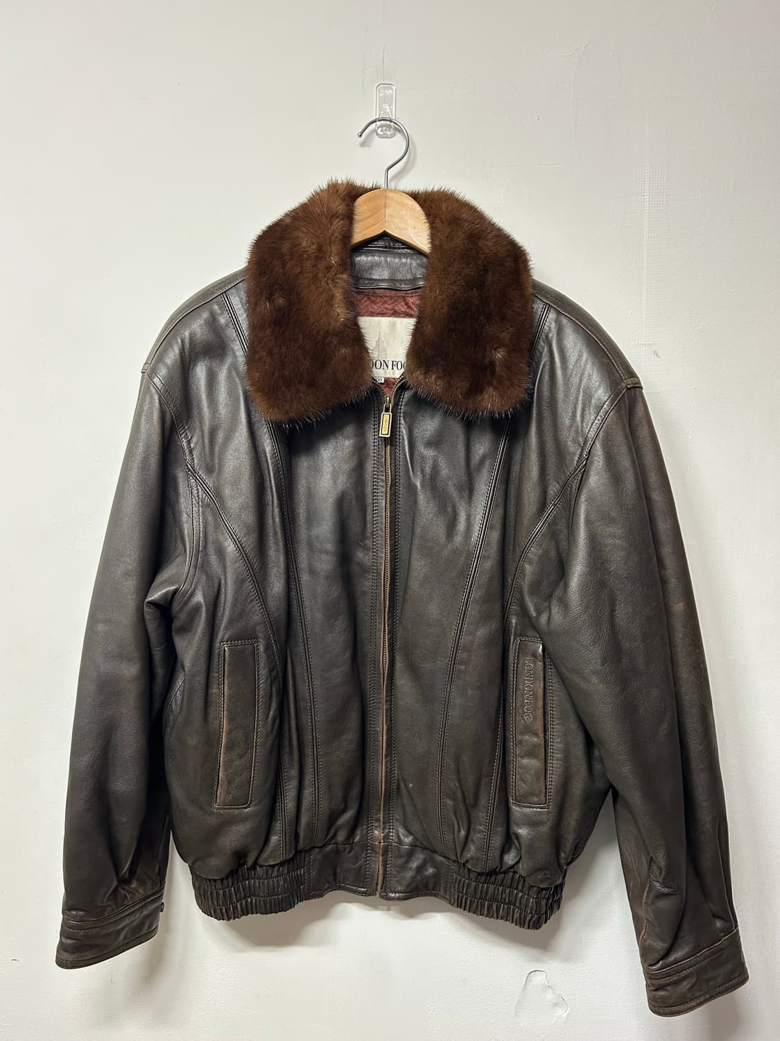 런던포그 밍크 퍼 가죽자켓 100 상품이미지1
