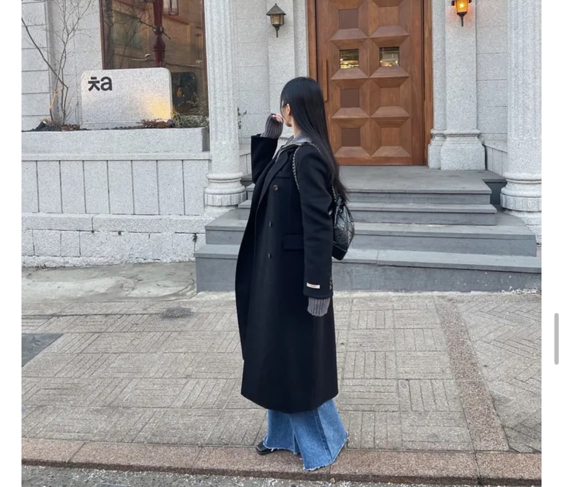 리미리미 핸드메이드 더블코트 상품이미지4