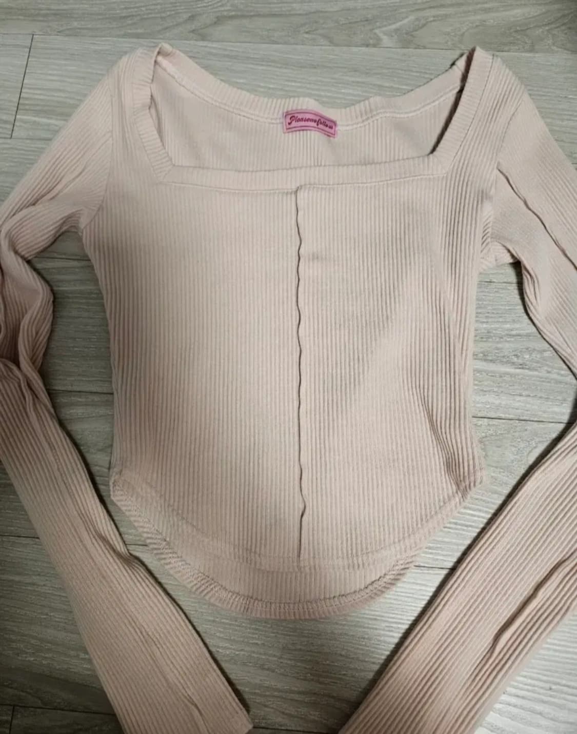 플리즈노팔로우 플노팔 바비탑 fw  베이비 핑크 상품이미지2