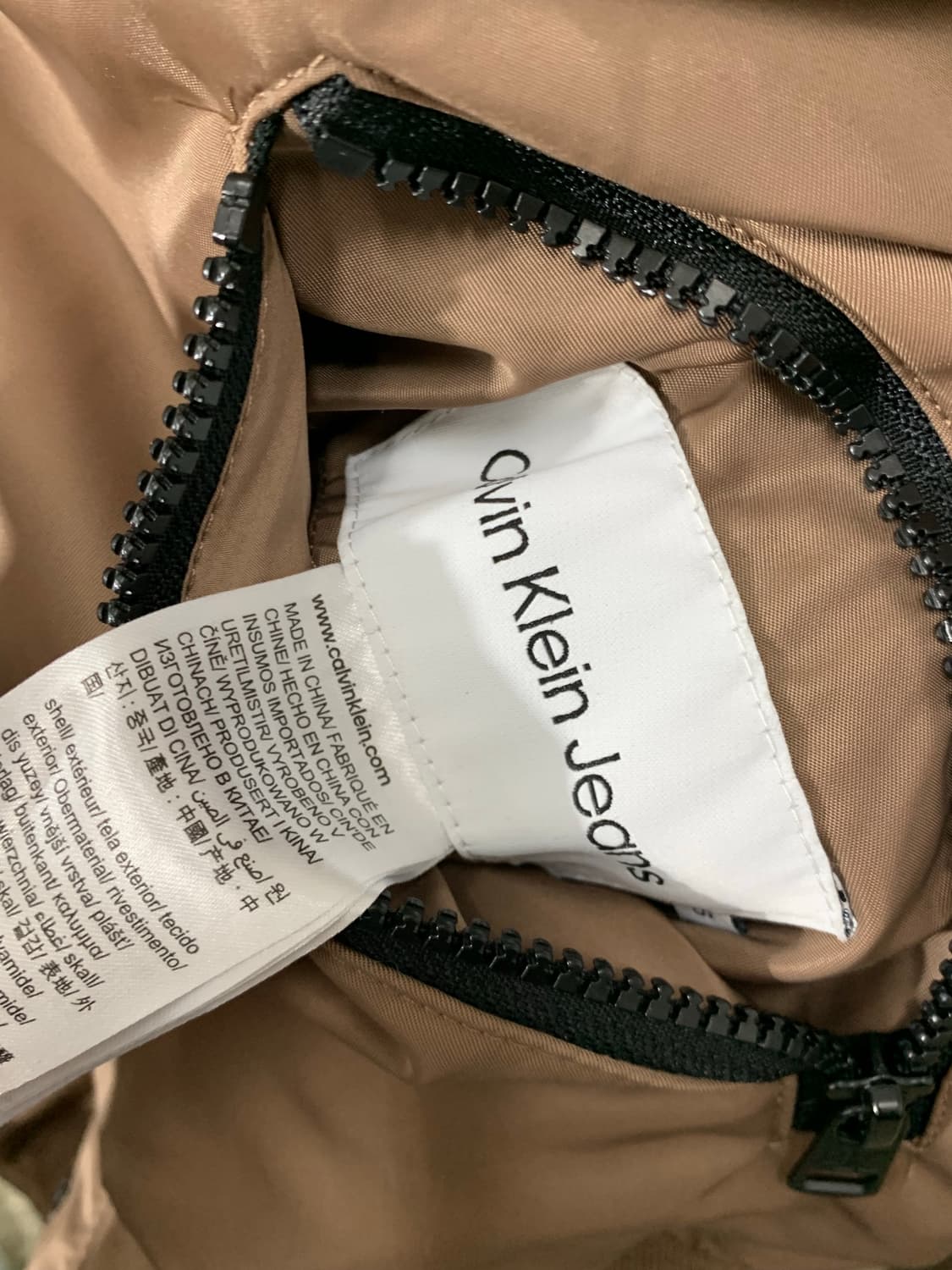 캘빈클라인 리버시블 항공점퍼   상품이미지7