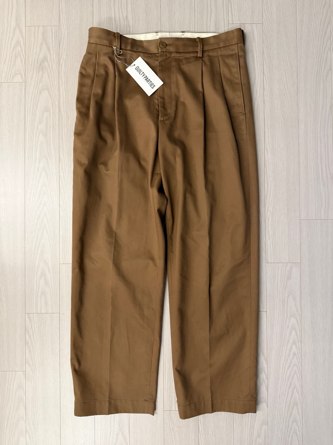 [XL] 와코마리아 투턱 치노 트라우저 상품이미지1