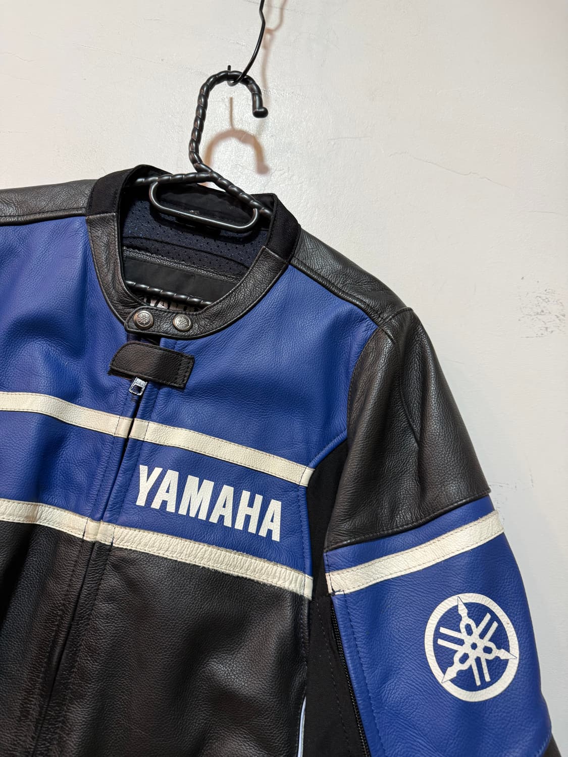 야마하 가죽 라이더 자켓 M 상품이미지4