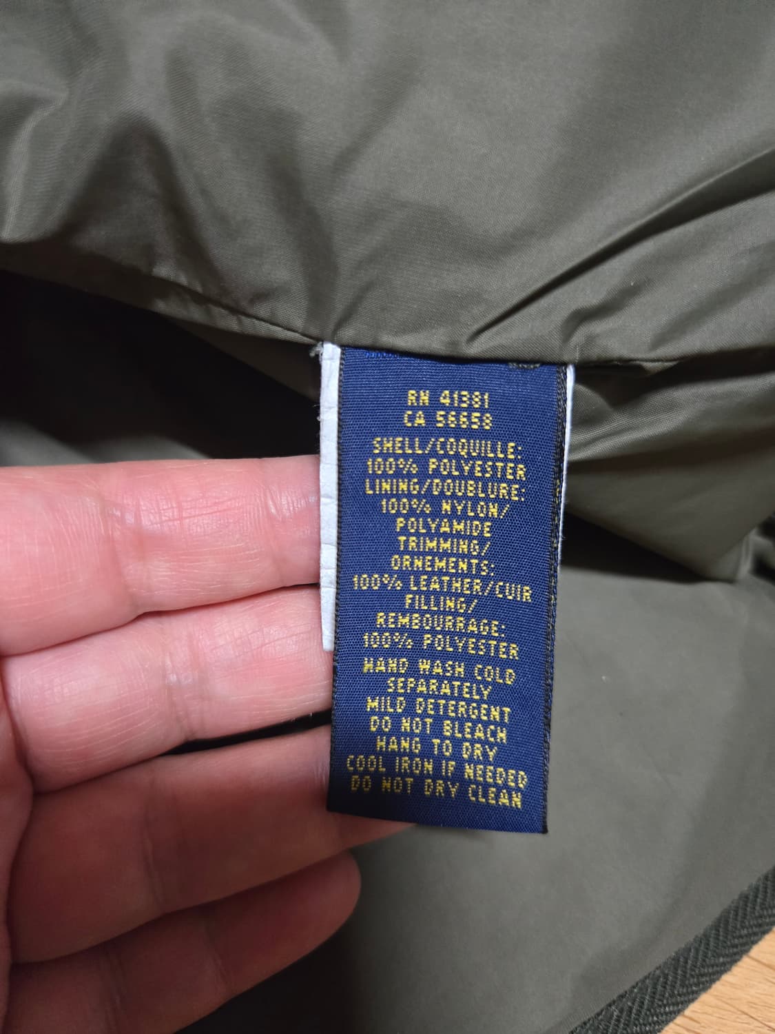 폴로 랄프로렌 정품 남성 퀼팅 자켓 상품이미지8