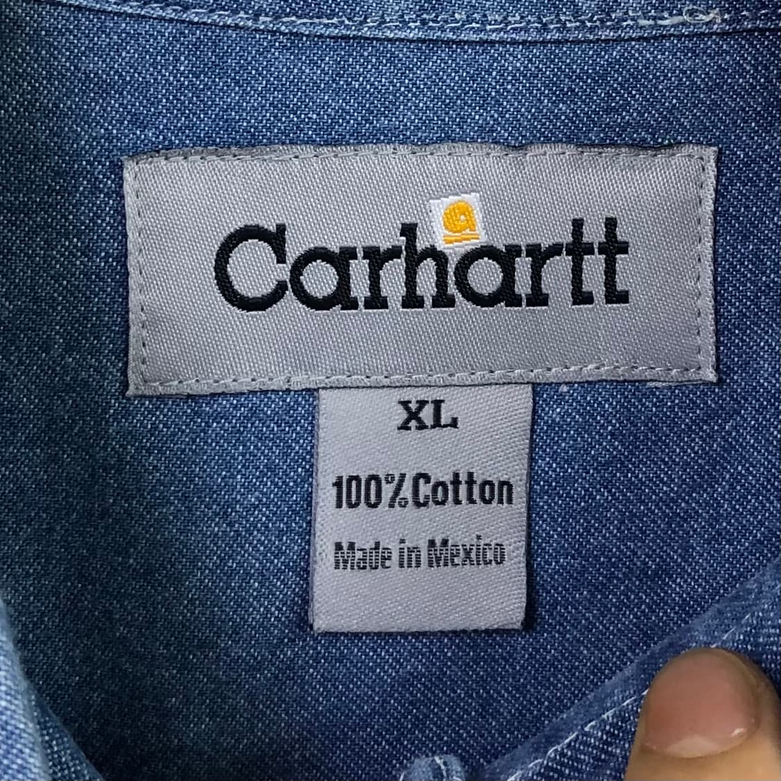 Xxl 칼하트 데님 셔츠 상품이미지3