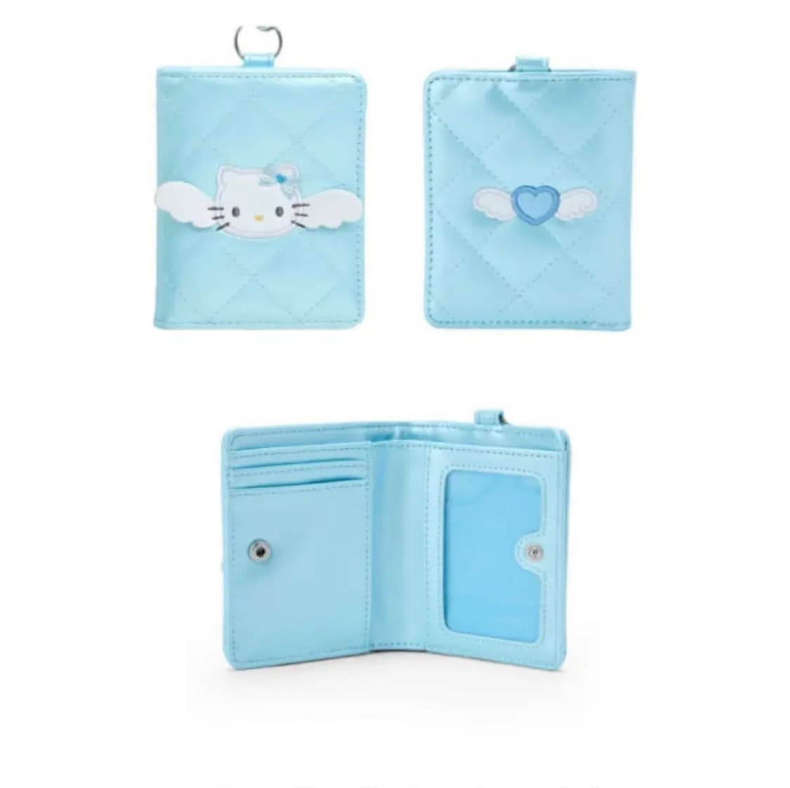 산리오 유메미루 꿈꾸는 엔젤 헬로키티 카드 지갑 케이스 키링 상품이미지2