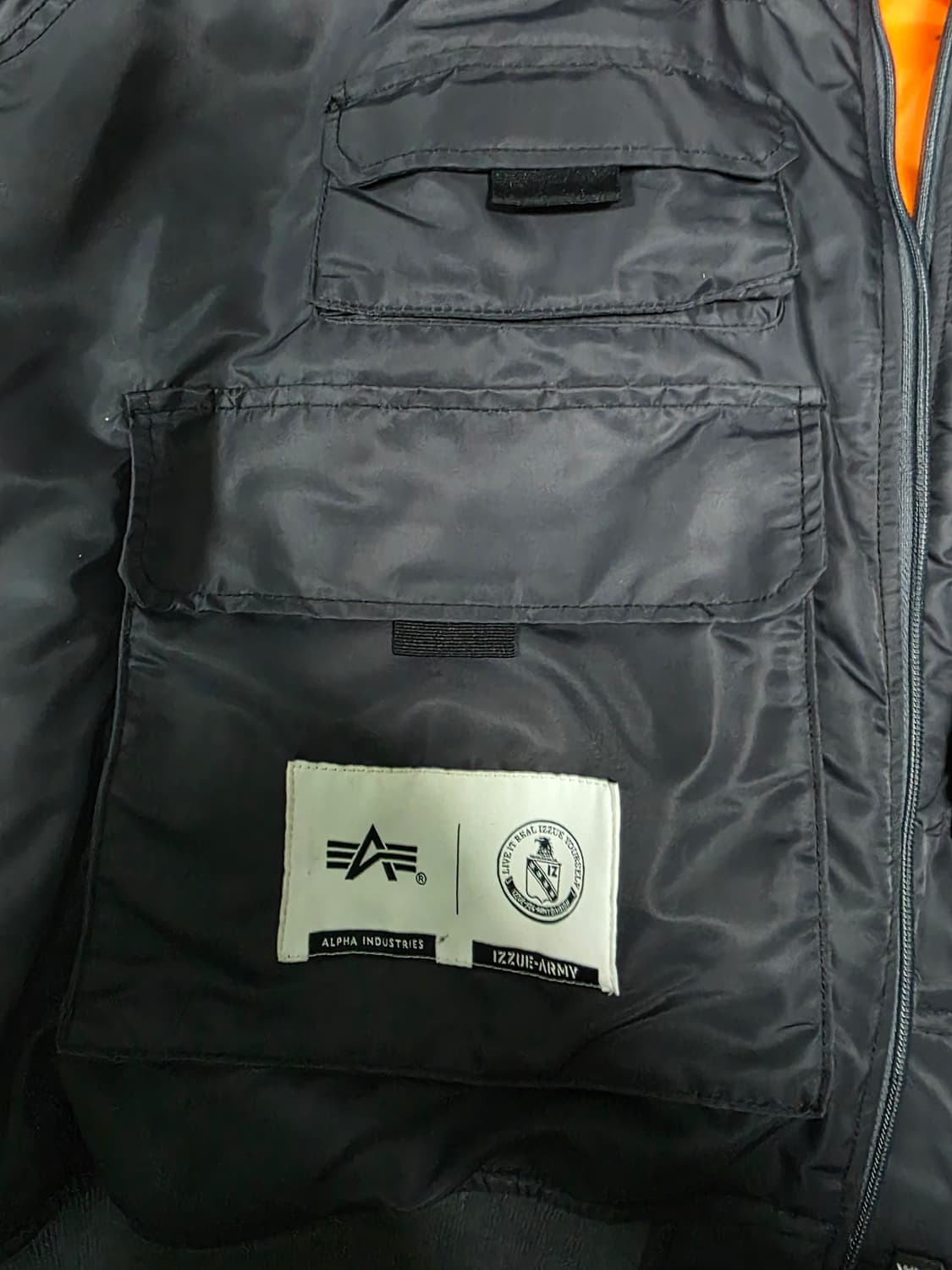 알파인더스트리 izzue 콜라보 ma-1 마원 L사이즈 상품이미지5